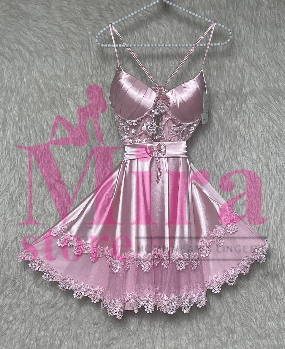 Short Silk Lingerie