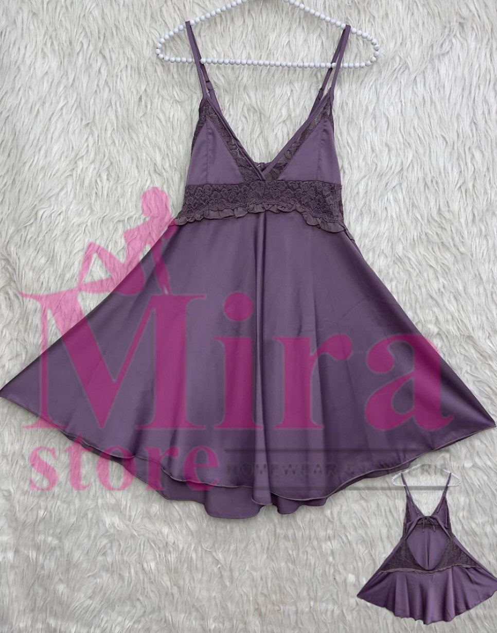 Short Silk Lingerie
