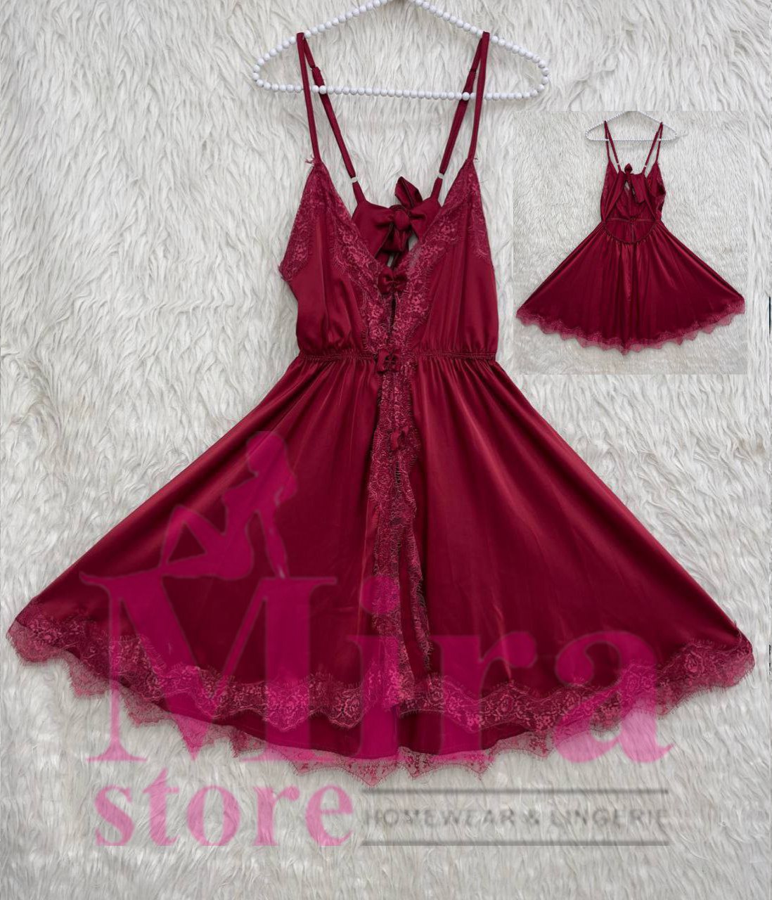 Short Silk Lingerie