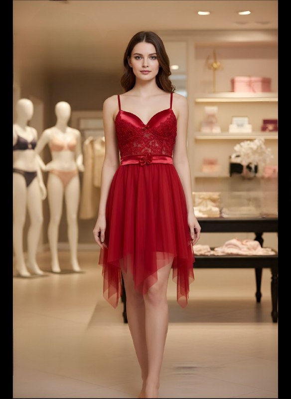 Short Silk Lingerie
