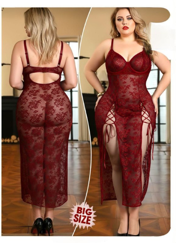 Long Lingerie big size
