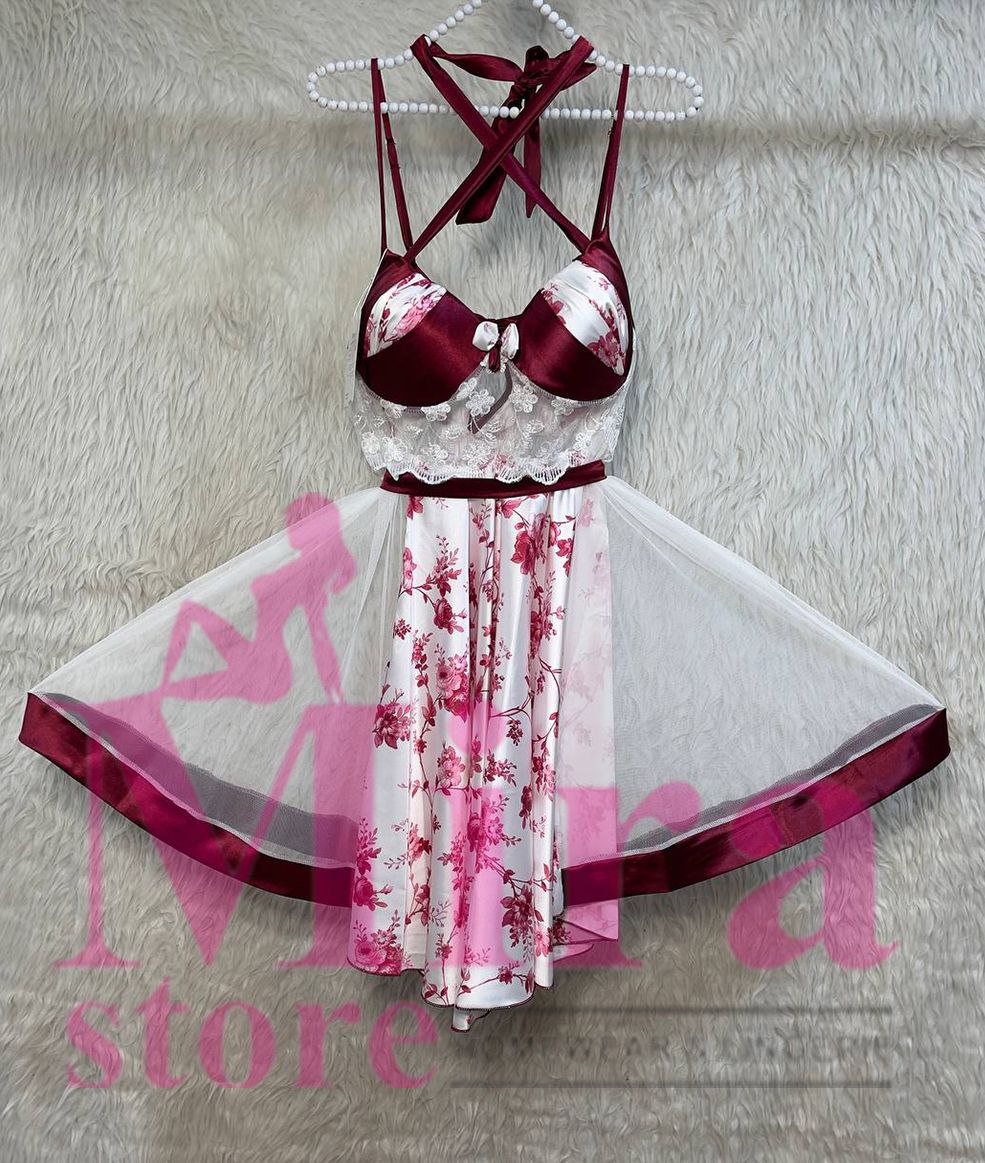 Short Silk Lingerie