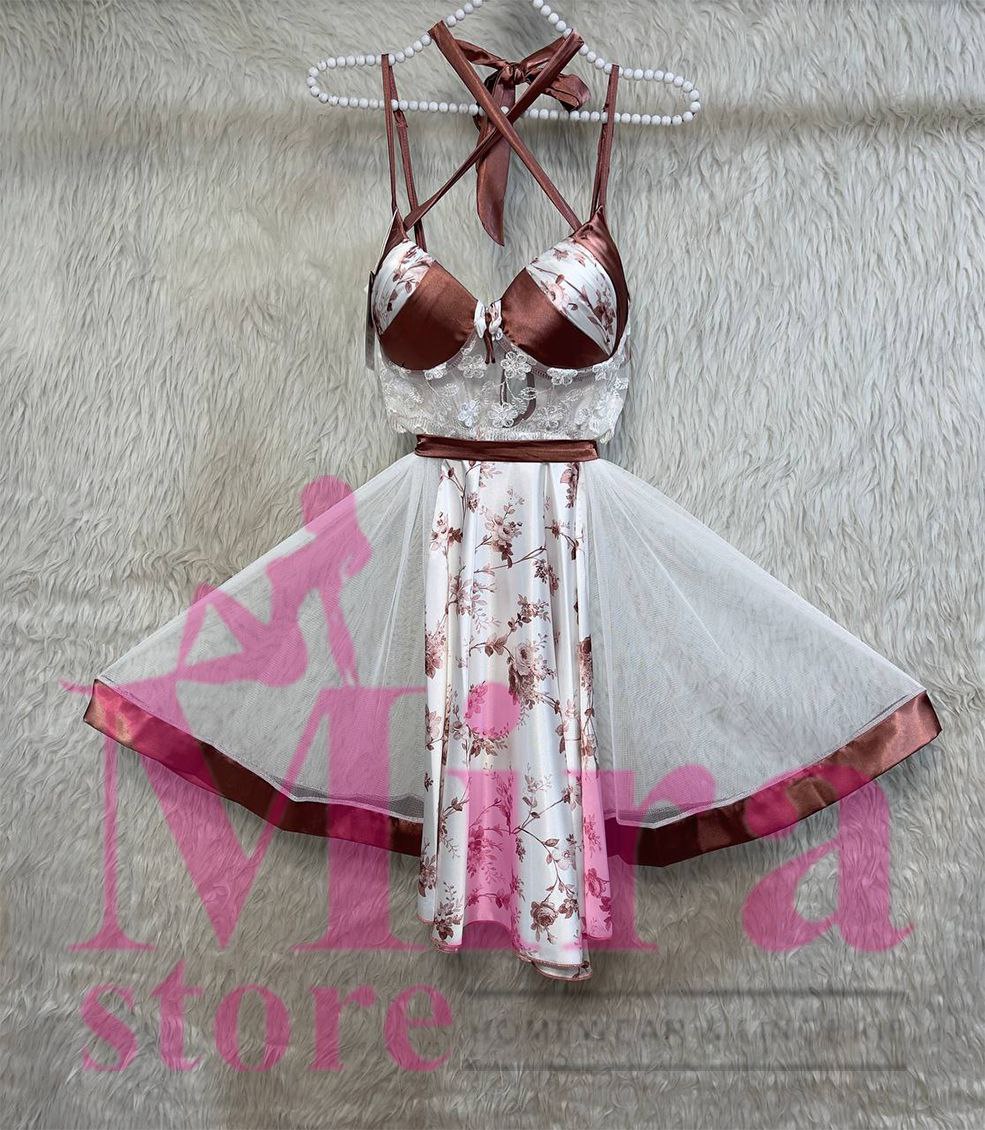 Short Silk Lingerie