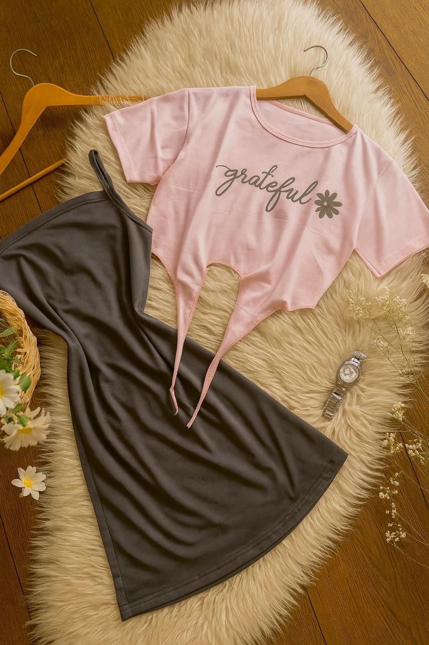 2 Pieces Night Shirt