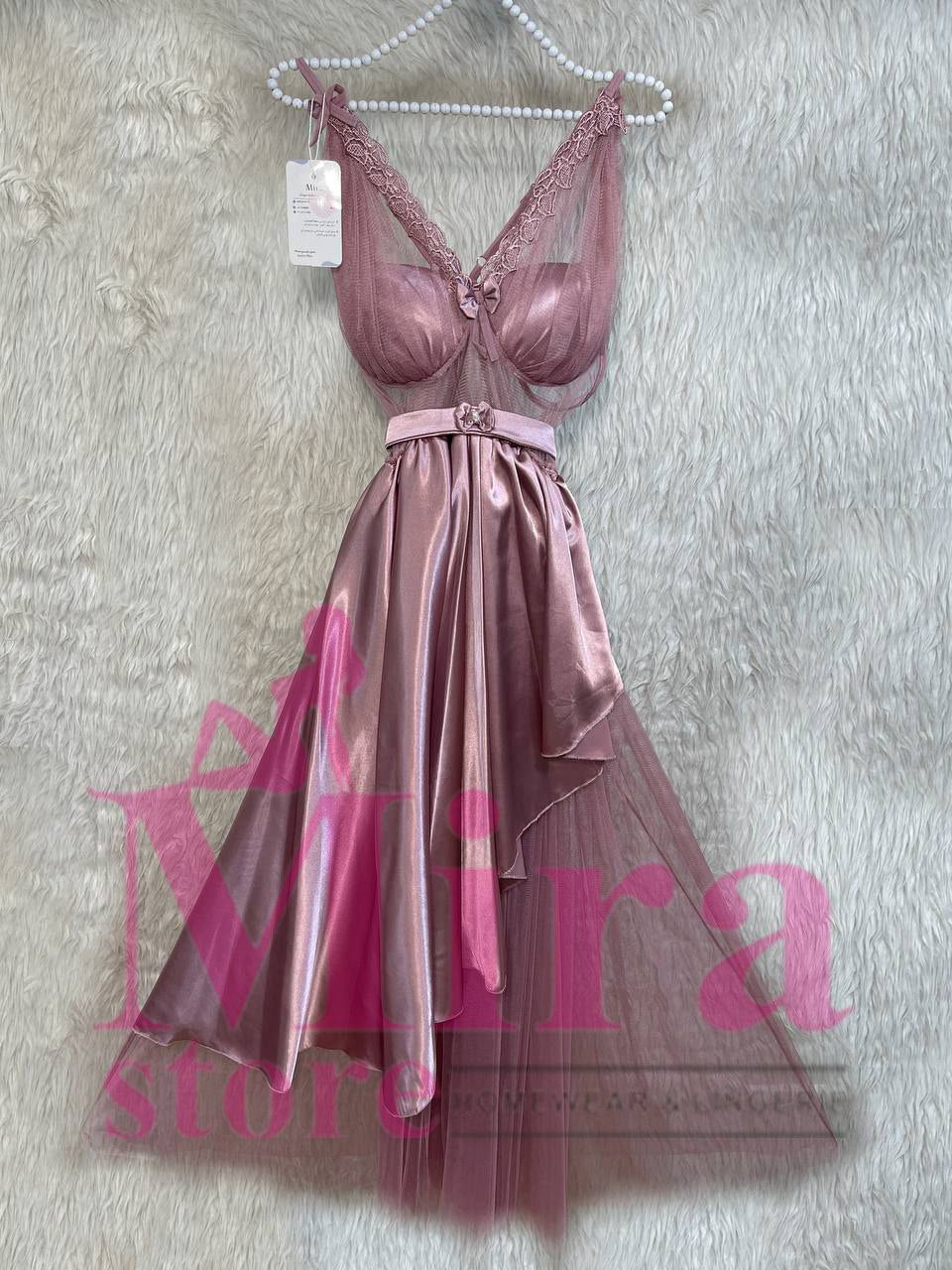 Long Silk Lingerie