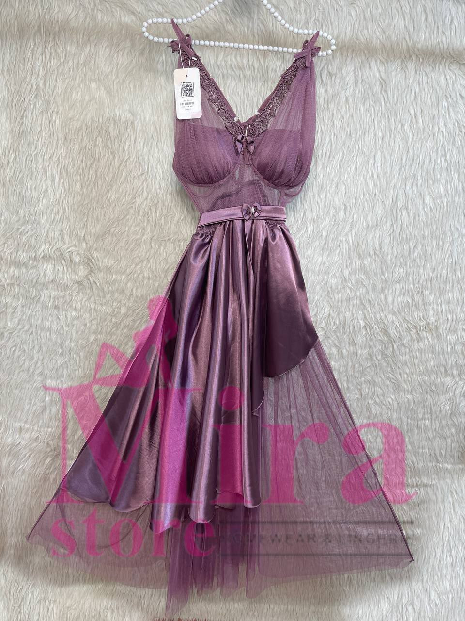 Long Silk Lingerie