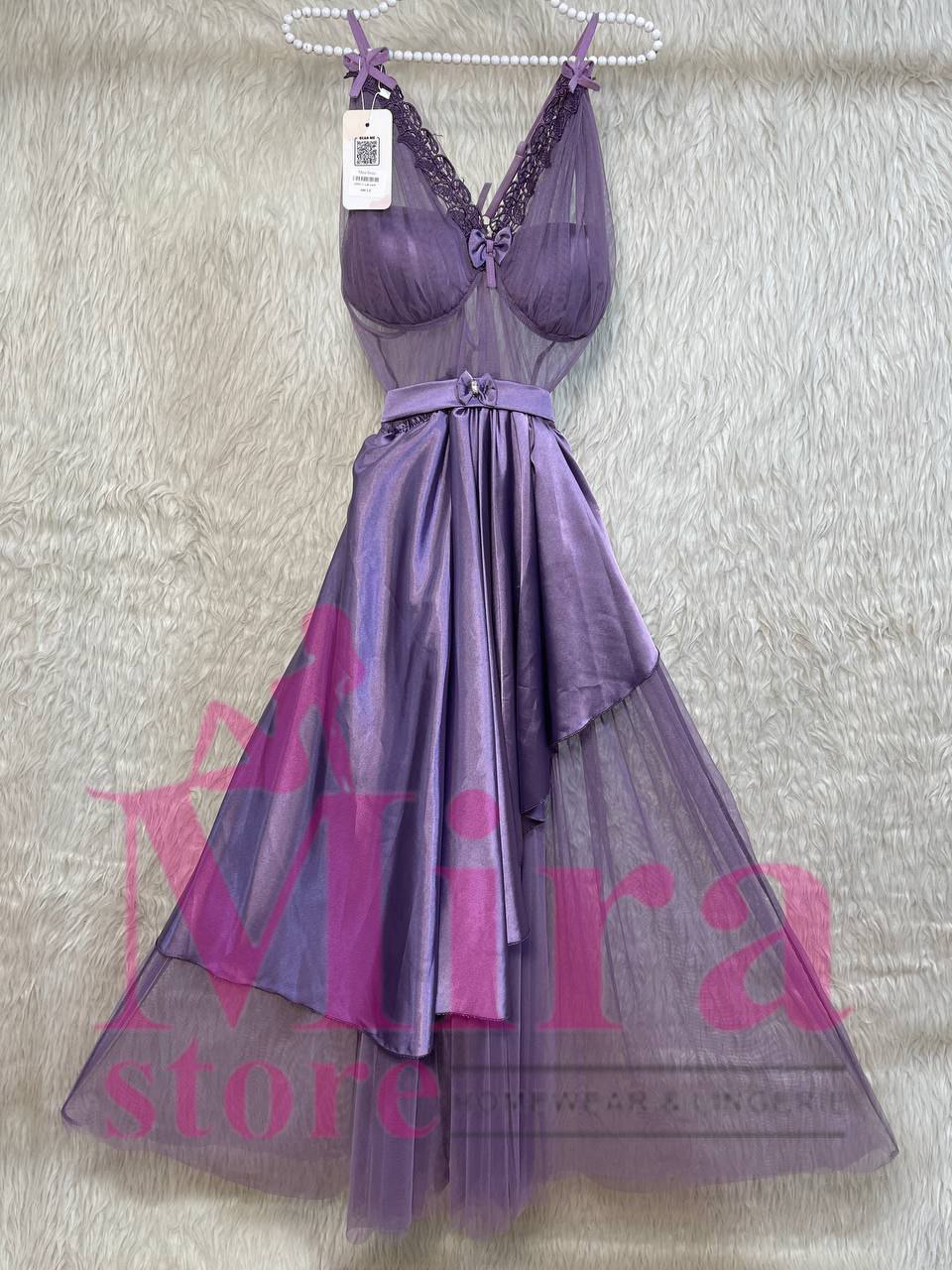 Long Silk Lingerie