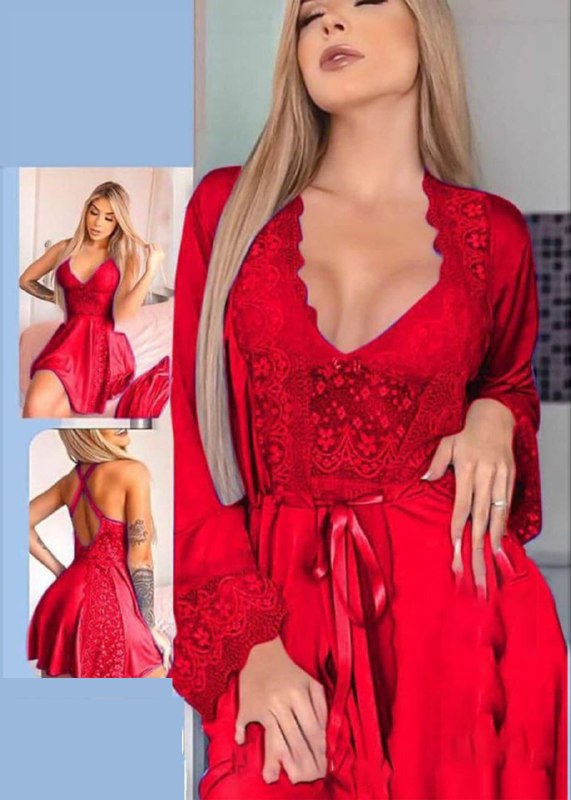 Short Lingerie With Robe