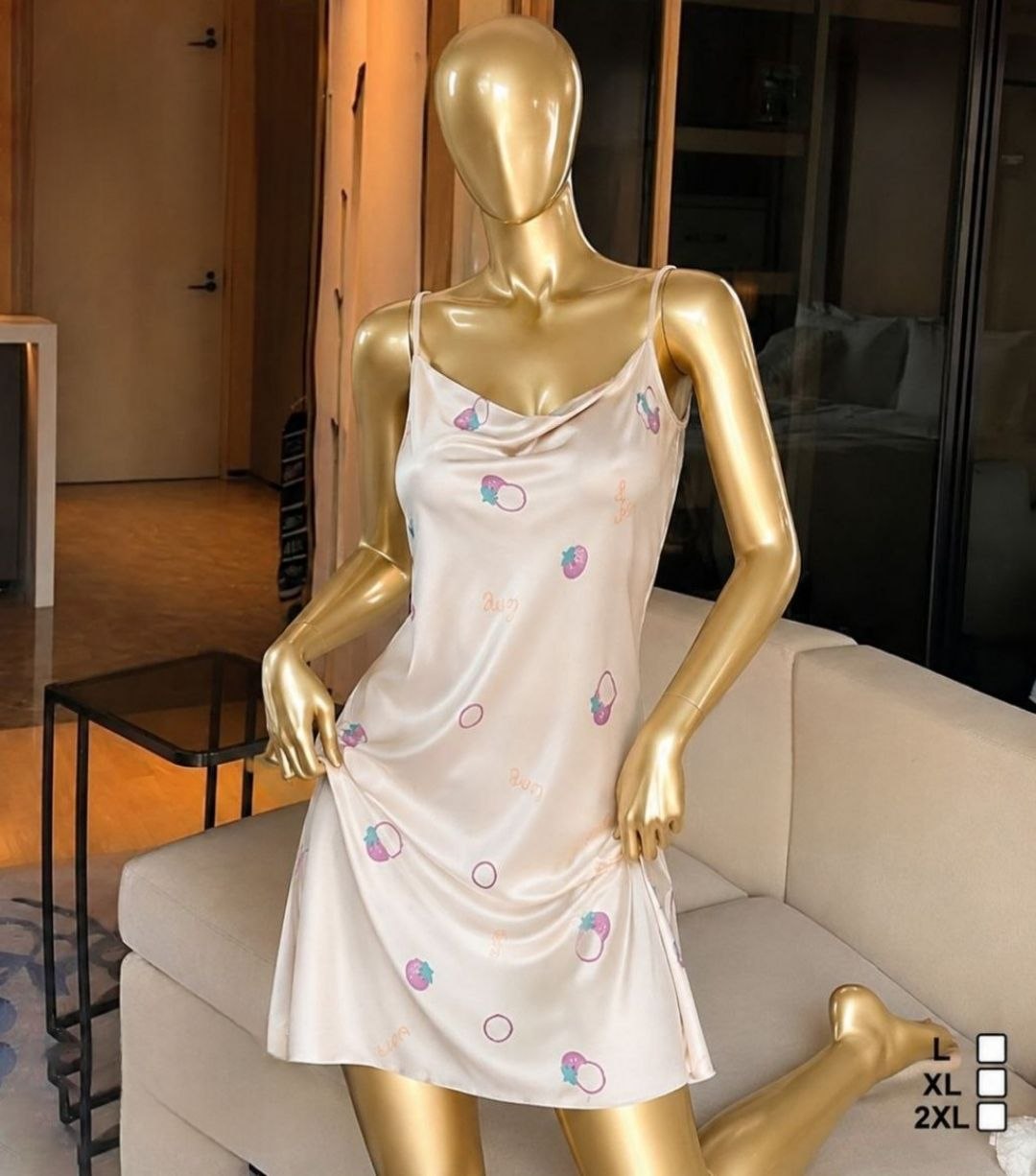 Short Lingerie Silk