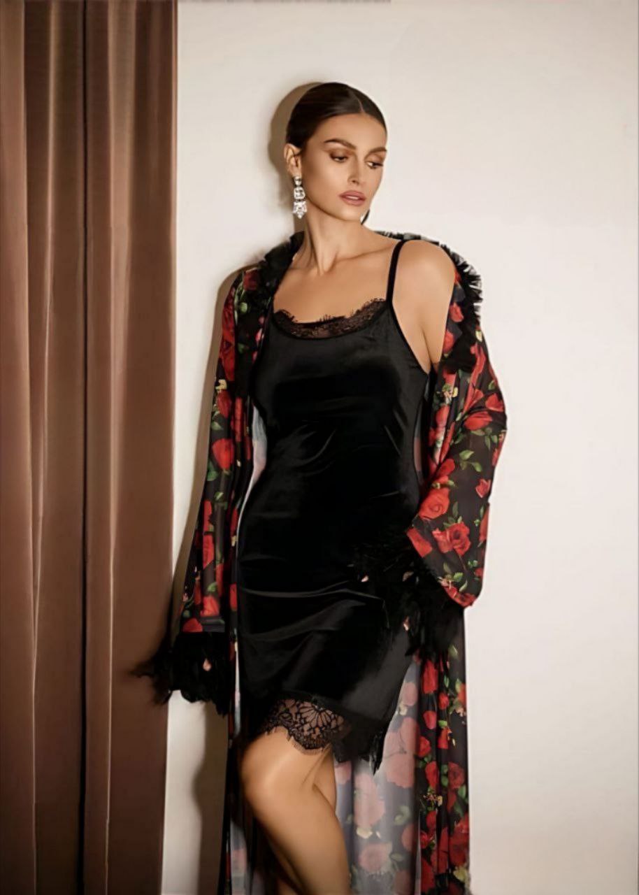 Short Lingerie with robe