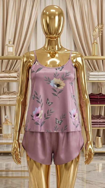 Pajama Short Silk