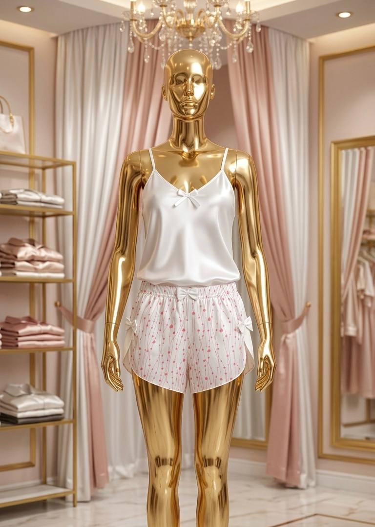 Pajama Short Silk