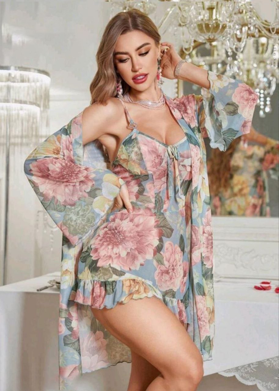 Short Lingerie with robe