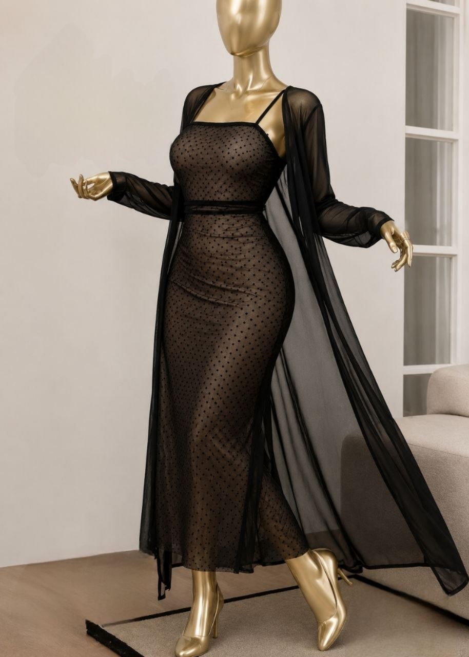 Long Lingerie With Robe