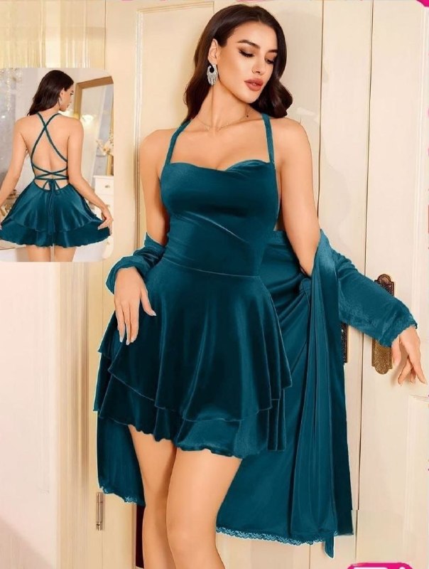 Short Lingerie with robe Winter