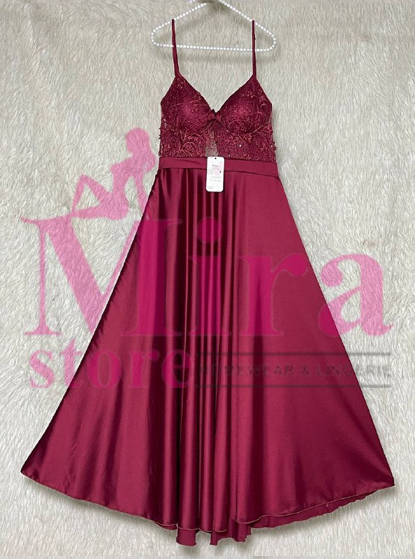 Long Silk Lingerie