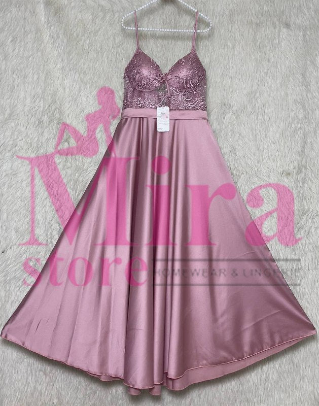 Long Silk Lingerie