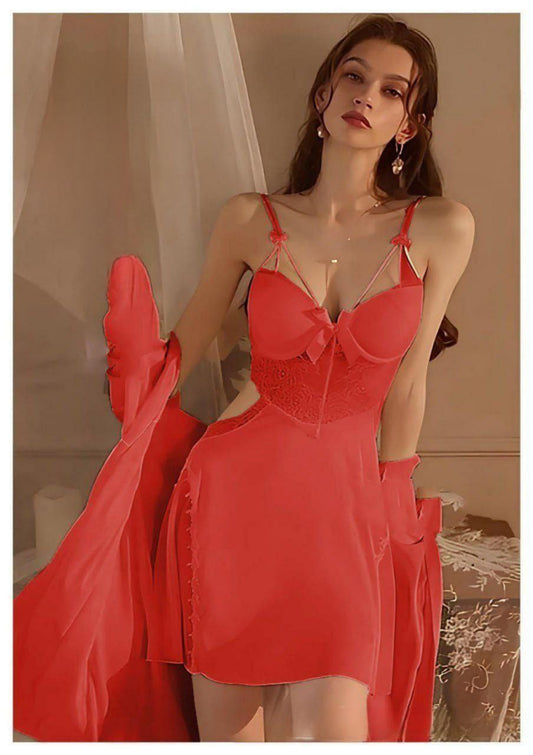 Short Lingerie with Robe