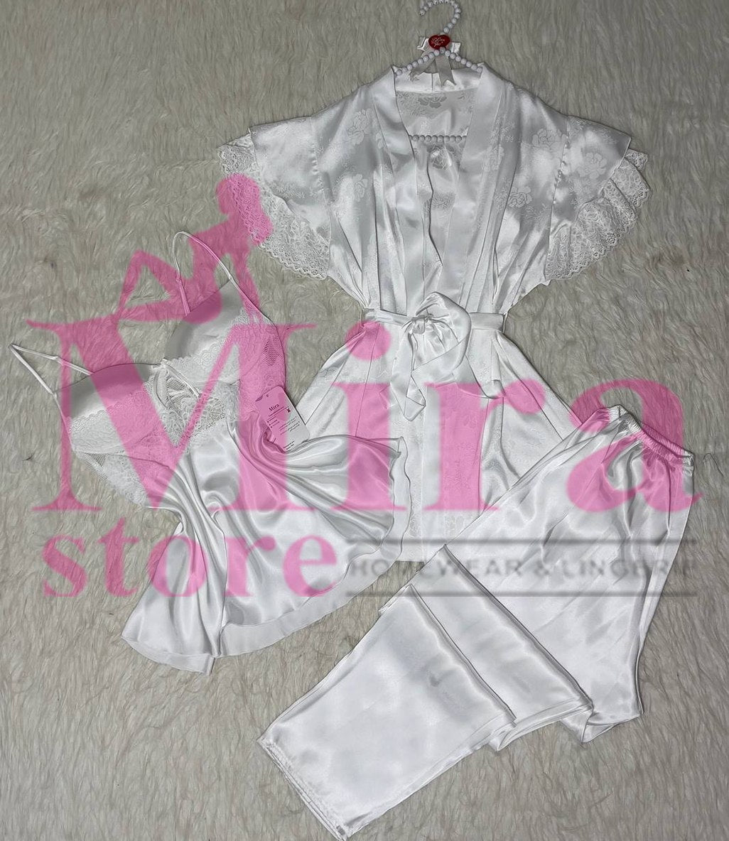 3 Pieces Pajama Silk