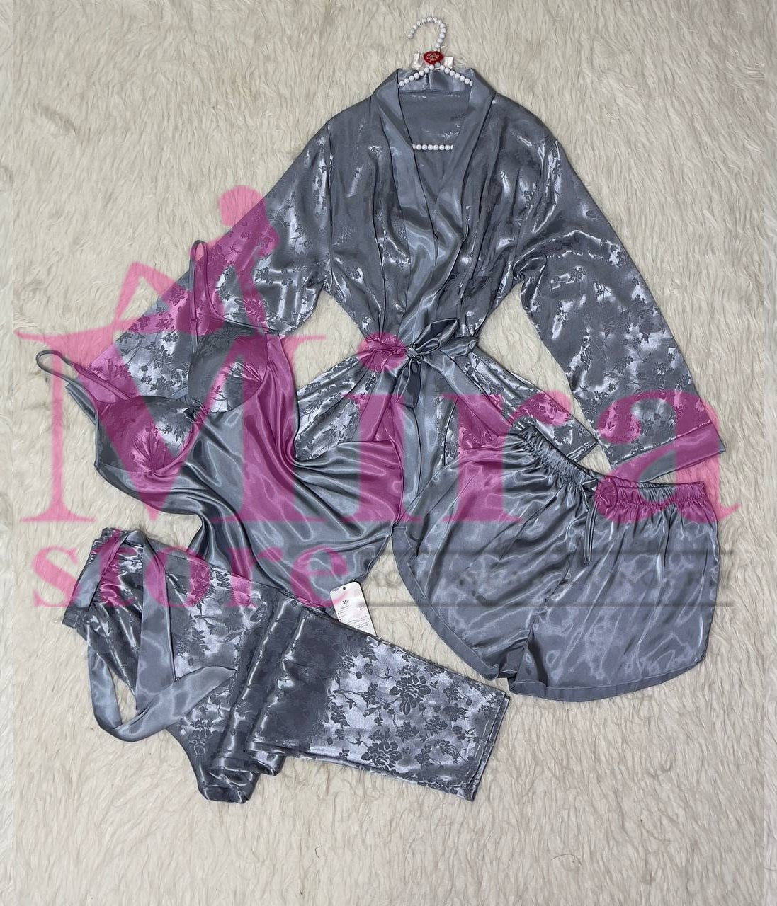 4 pieces Pajama Silk
