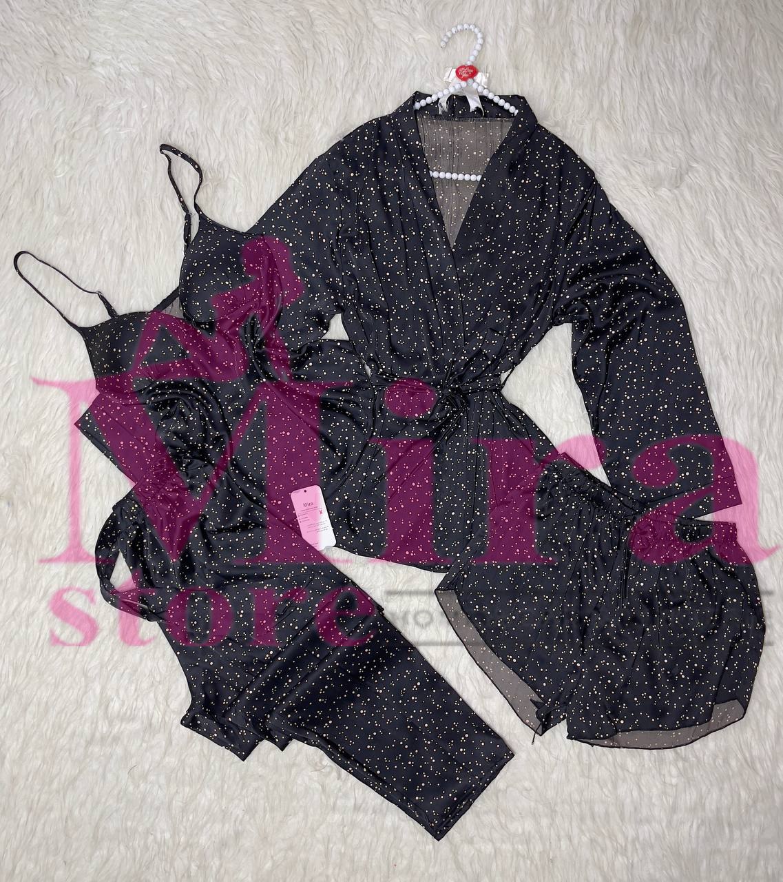 4 Pieces Pajama Silk