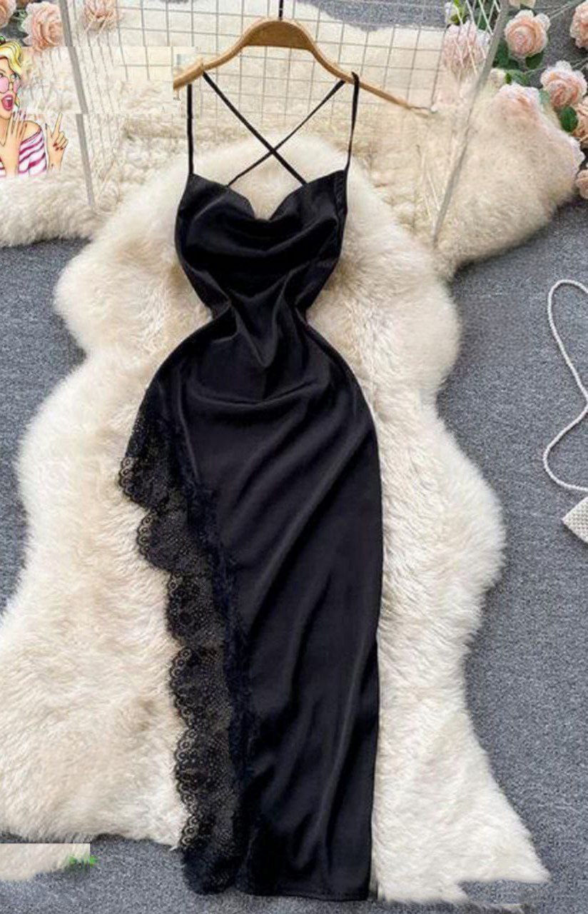 Long Silk Lingerie