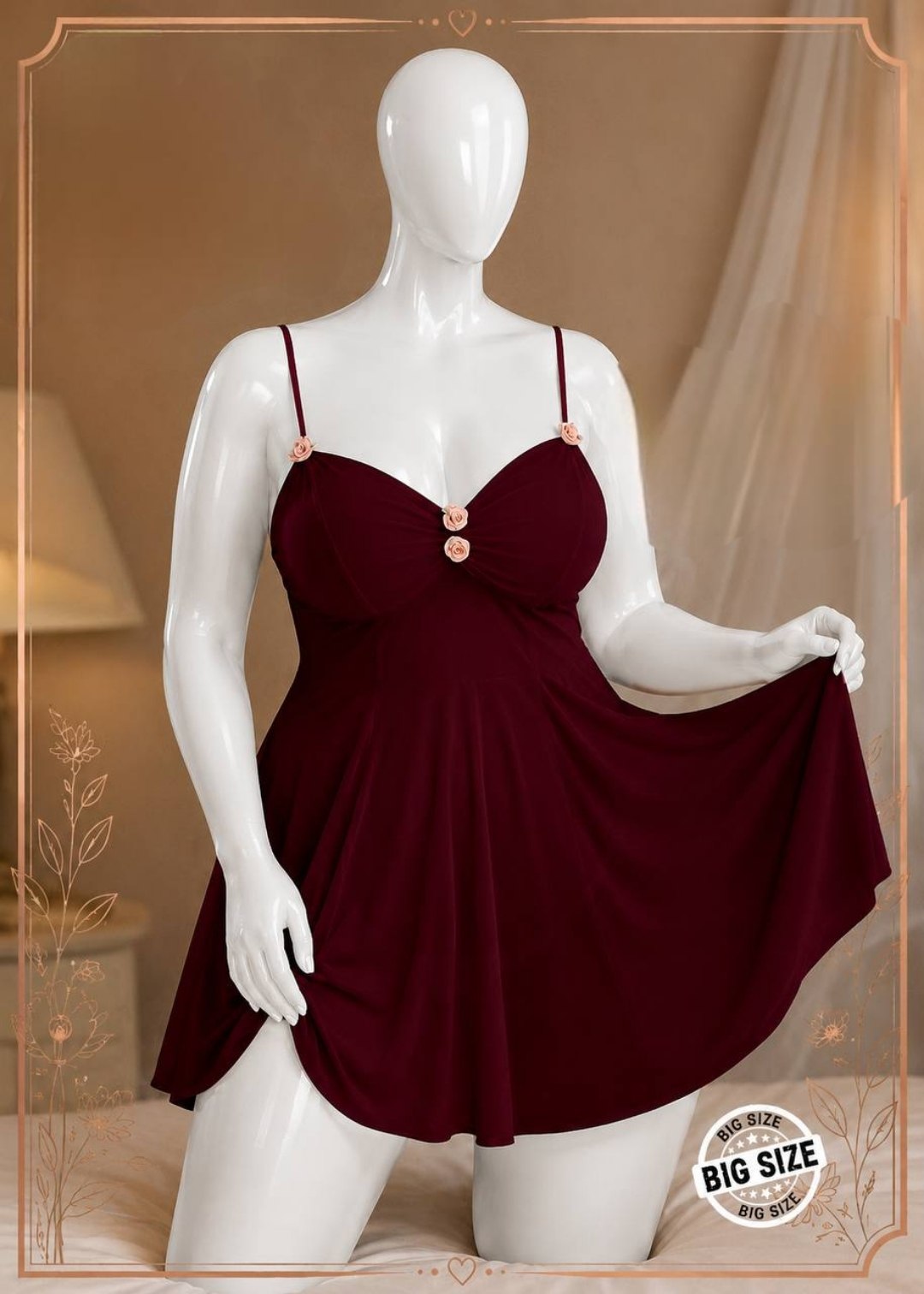 Short Lingerie Big Size
