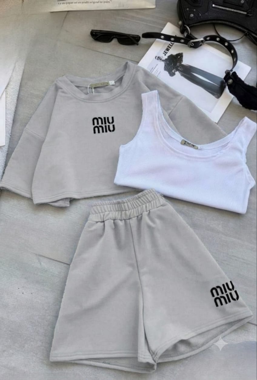 3 Pieces Short Pajama Summer