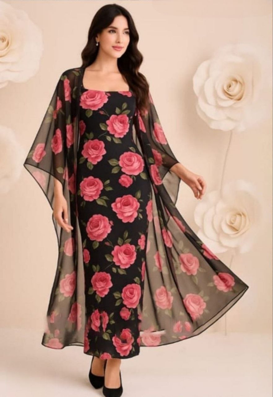 Long lingerie with robe