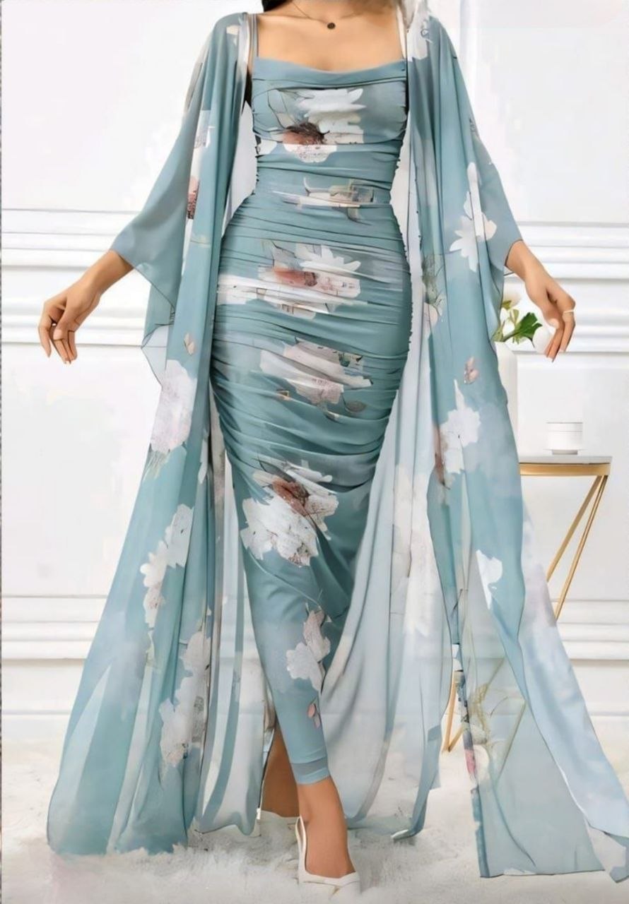Long lingerie with robe