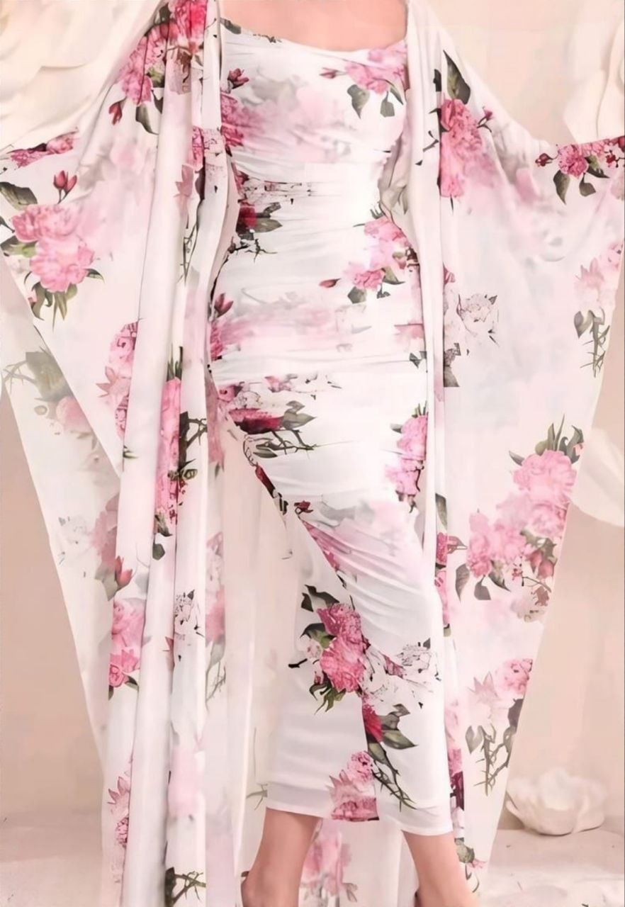 Long lingerie with robe