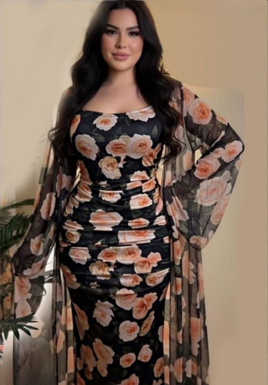 Long lingerie with robe