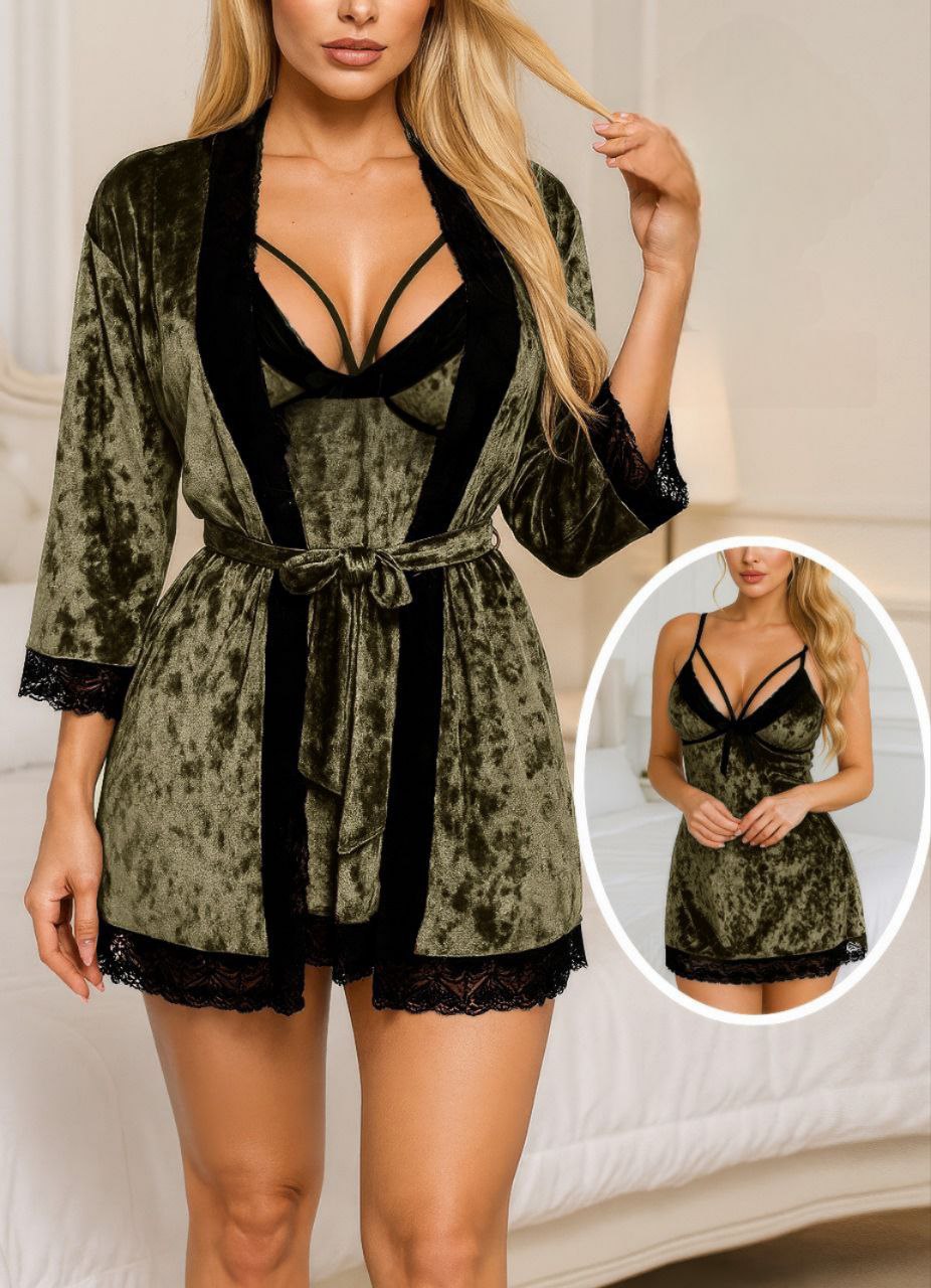 Short Lingerie with Robe