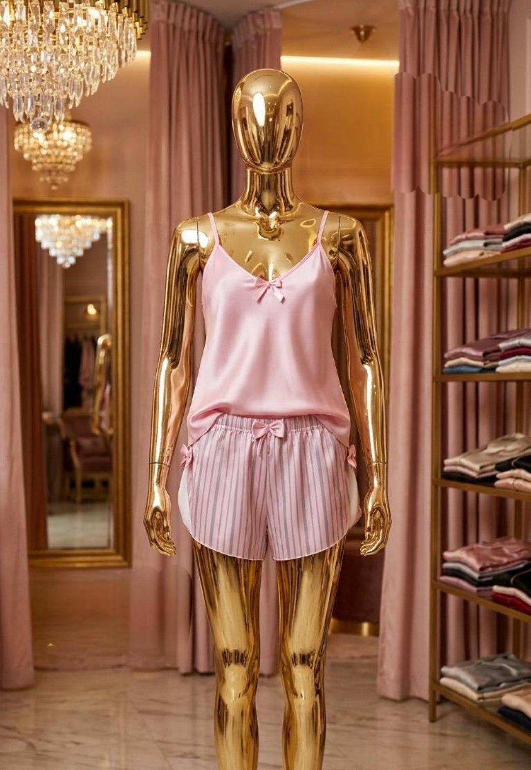 Pajama Short Silk