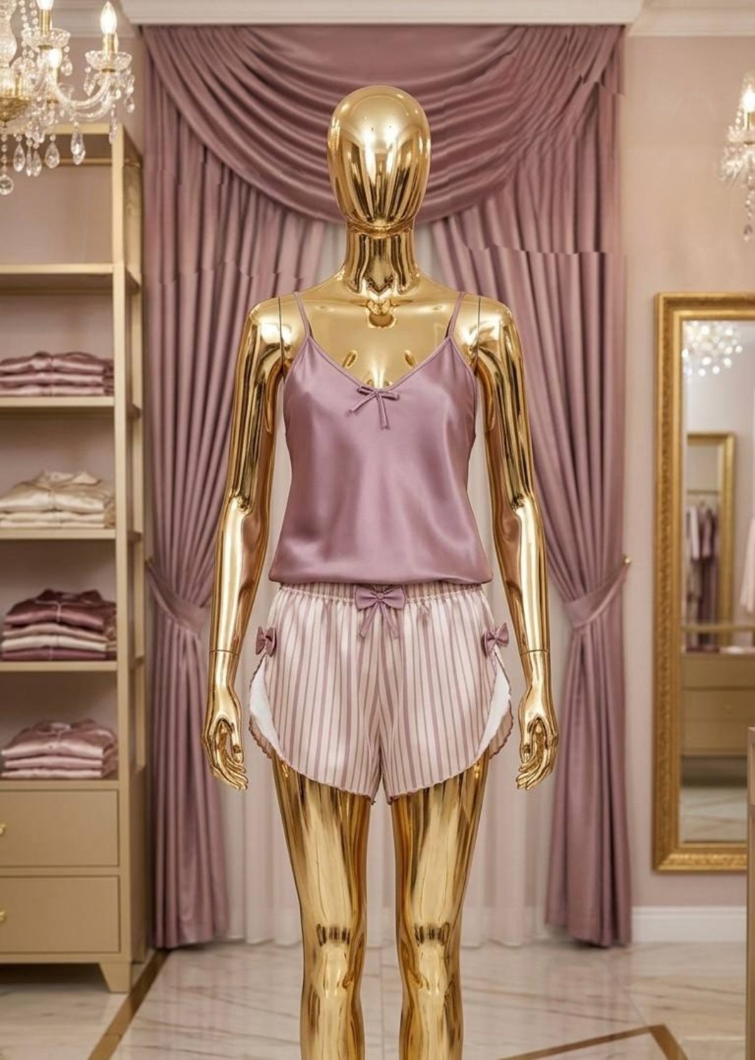 Pajama Short Silk