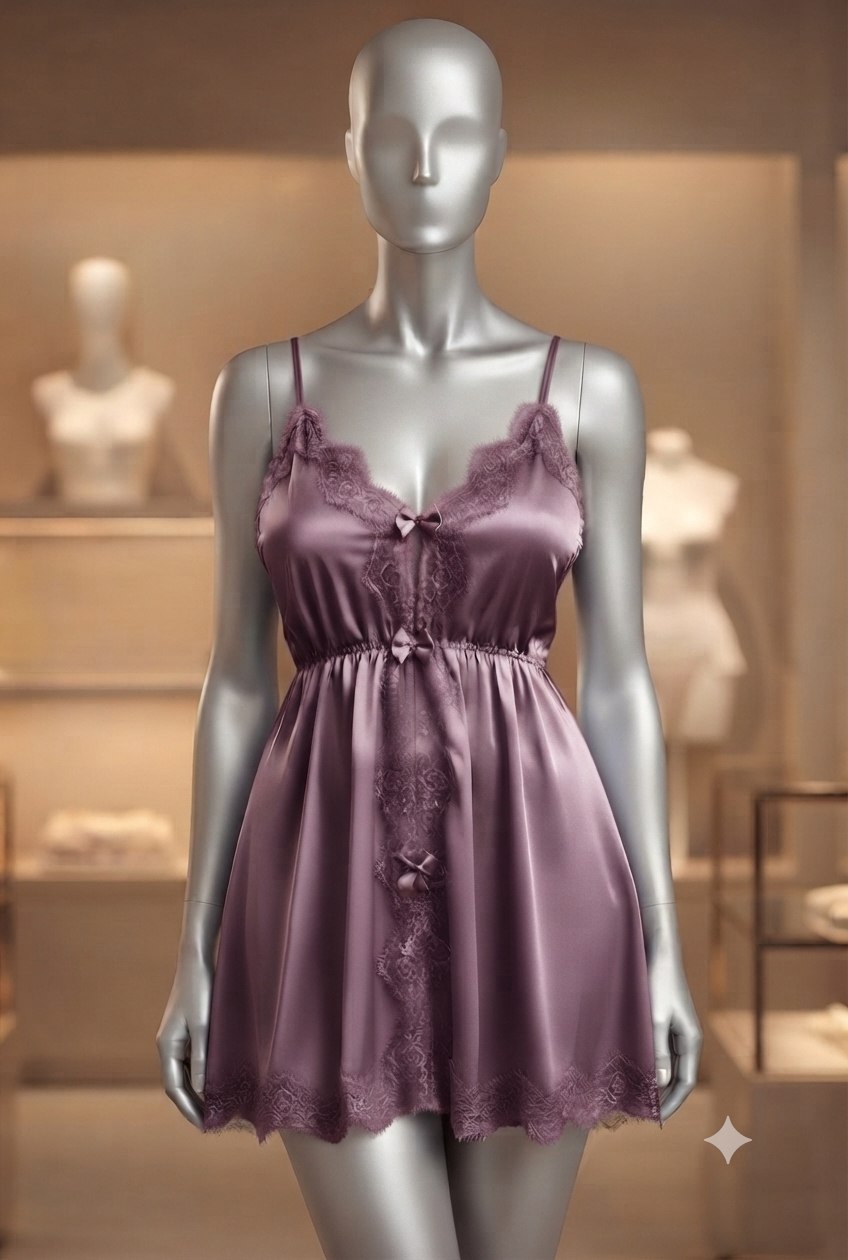 Short Lingerie Silk