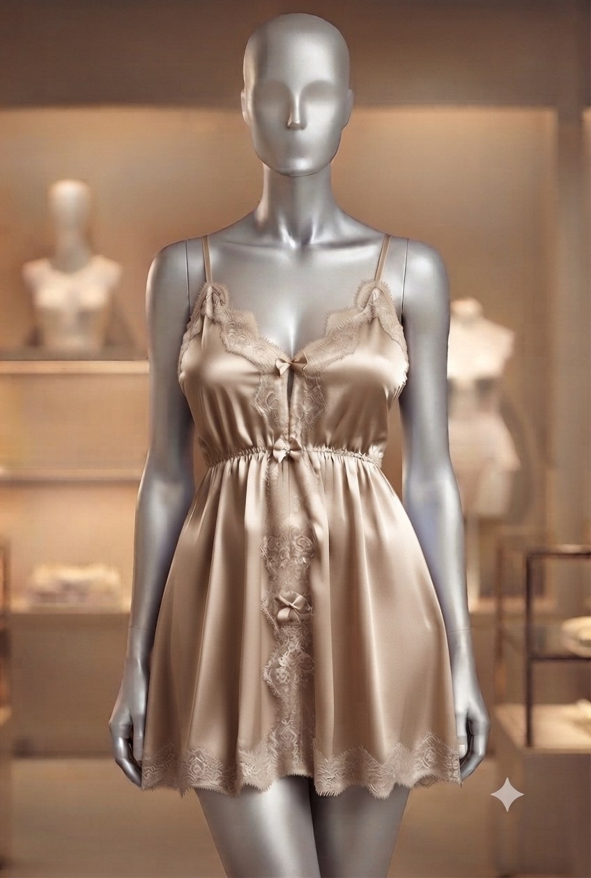 Short Lingerie Silk