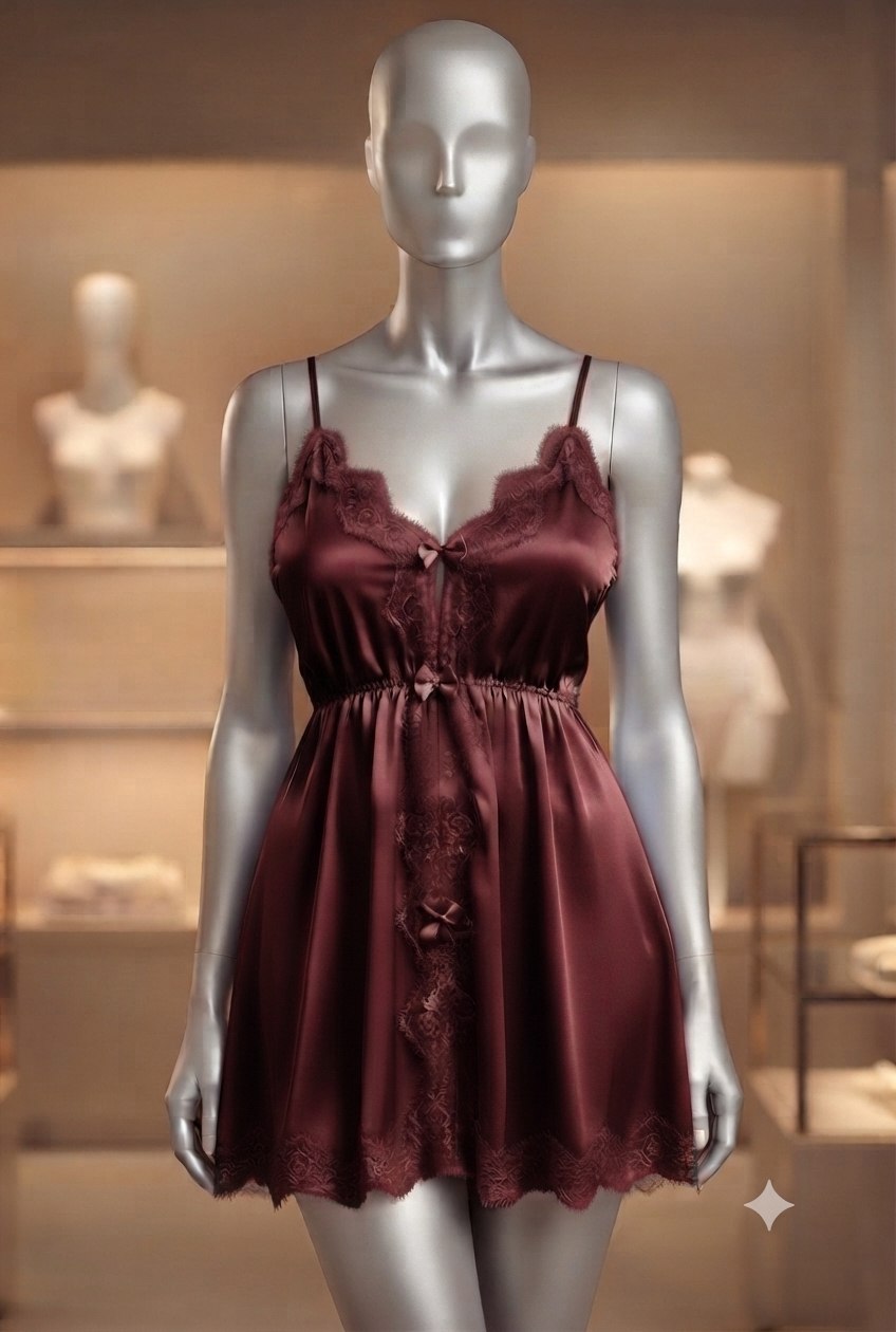 Short Lingerie Silk
