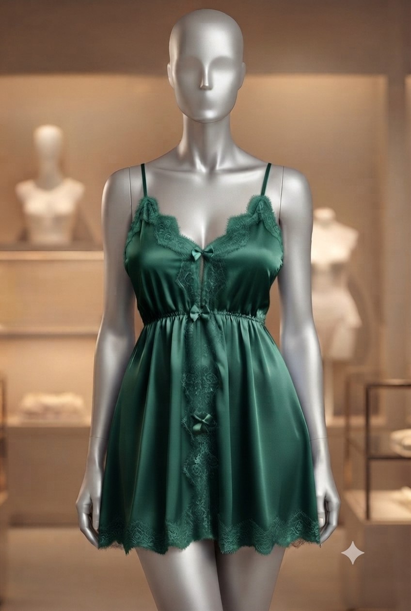 Short Lingerie Silk