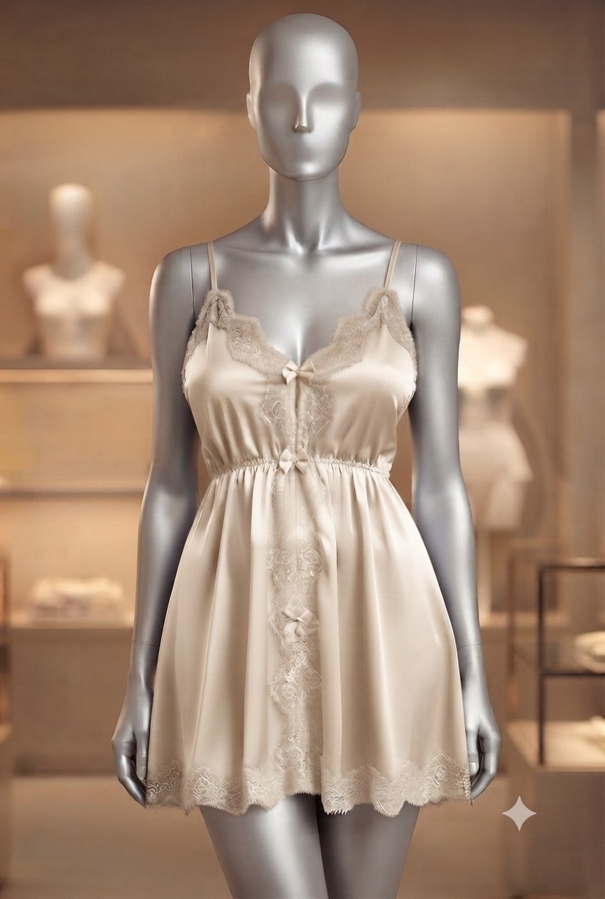 Short Lingerie Silk