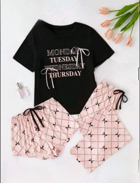 3 Pieces Pajama Summer