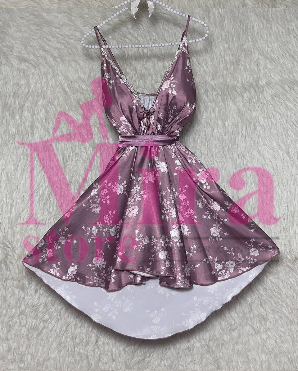 Short Silk Lingerie