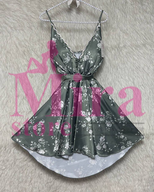 Short Silk Lingerie