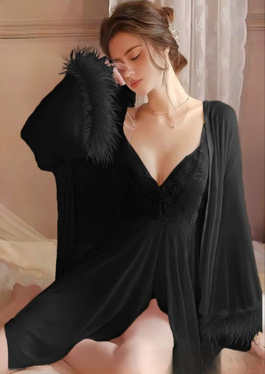 Short Lingerie with robe
