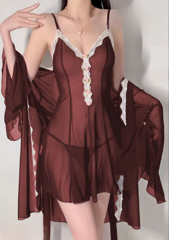 Short Lingerie with Robe