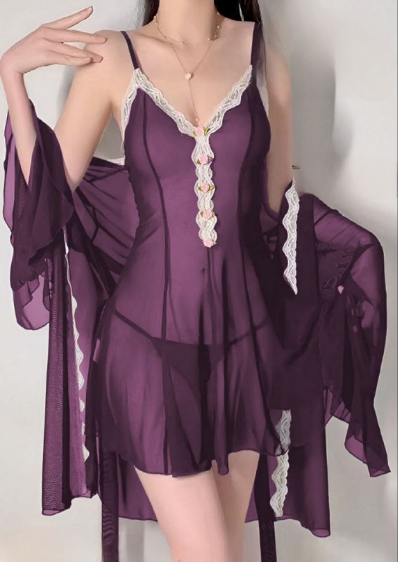 Short Lingerie with Robe