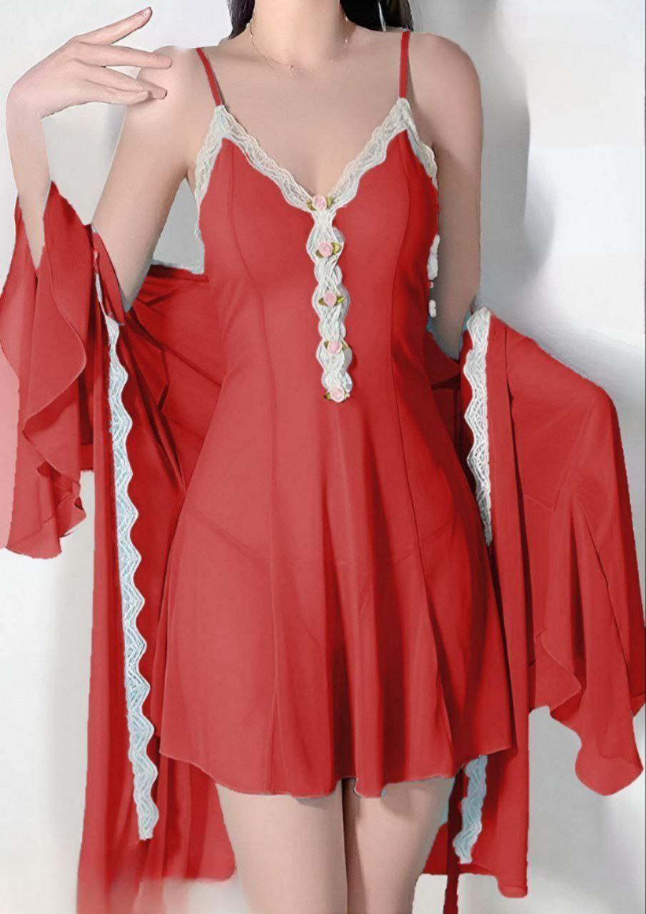 Short Lingerie with Robe