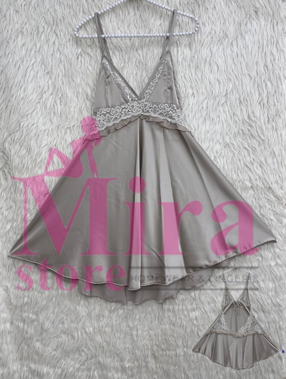 Short Silk Lingerie