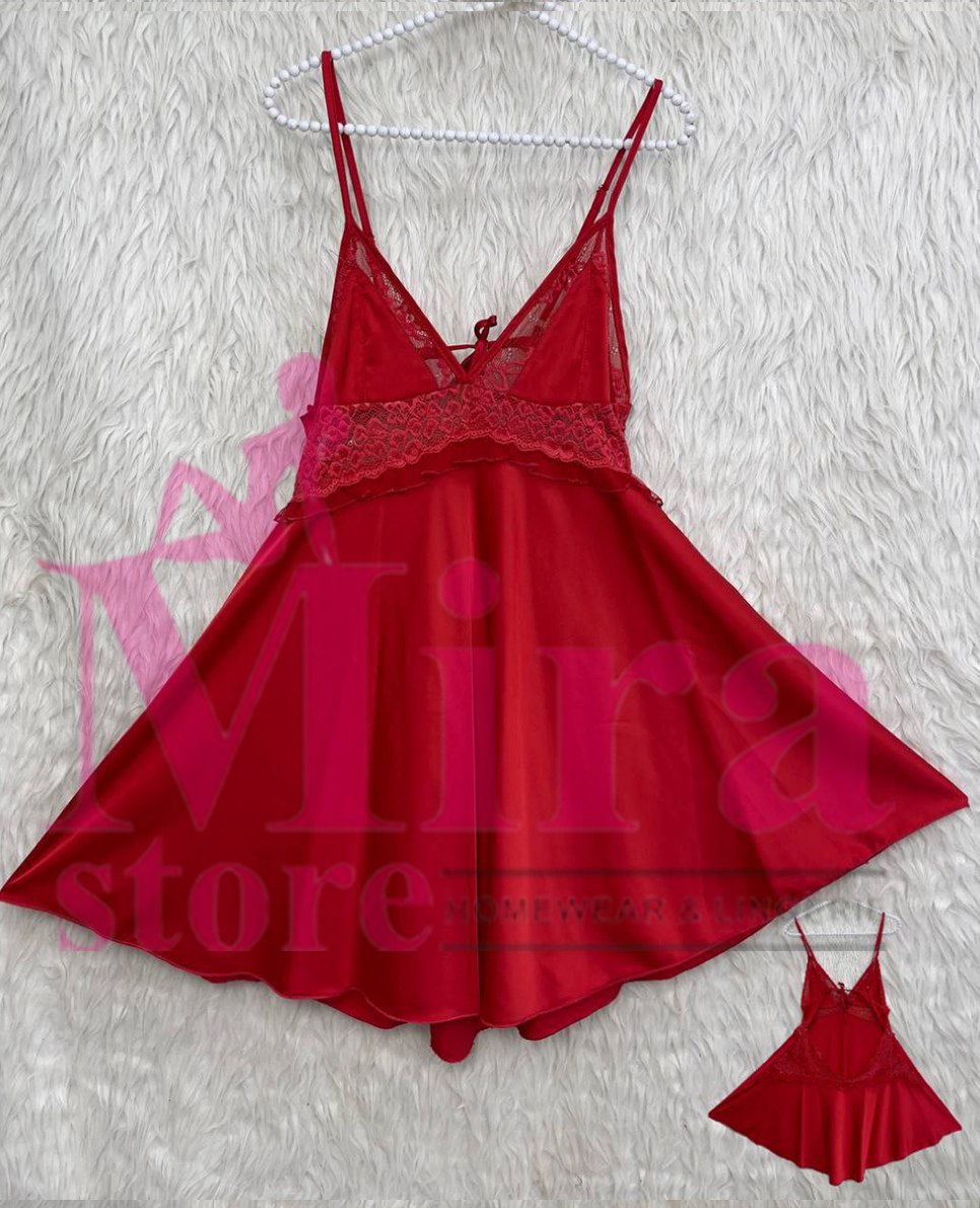 Short Silk Lingerie
