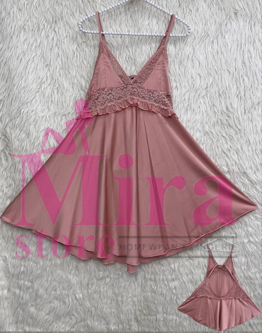 Short Silk Lingerie